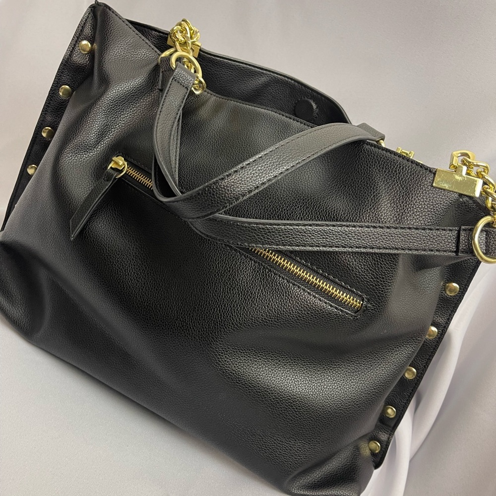 1
JOE'S Jeans
Studded Black Faux Leather Tote bag - Picture 9 of 10